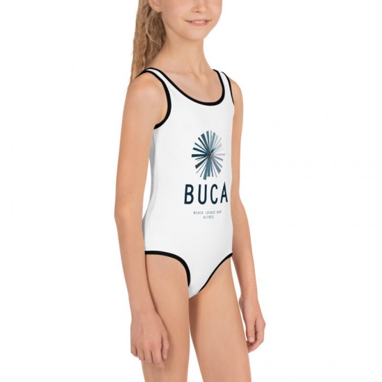 All-Over Print Kids Swimsuit BUCA LOGO
