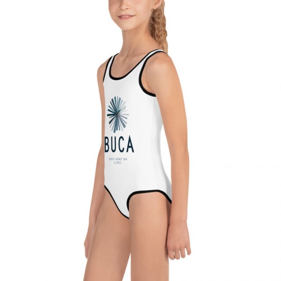 All-Over Print Kids Swimsuit BUCA LOGO