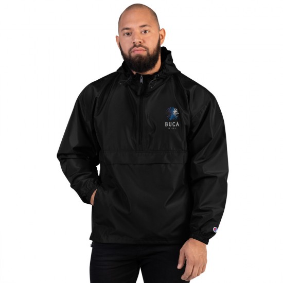 Embroidered Champion Packable Jacket BUCA LOGO