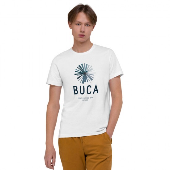 Unisex Organic Cotton T-Shirt BUCA LOGO Front